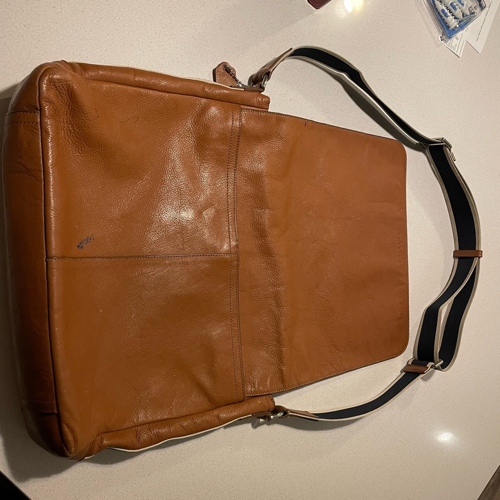 COACH Leather Briefcase Laptop bag - Picture 5 of 7